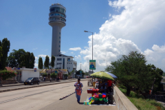 Gatuscen längs Kivukoni road, Dar es-Salaam.