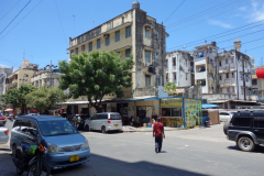 Gatuscen i stadsdelen Mchafkoge, Dar es-Salaam.