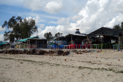 Restauranger längs Coco Beach, Dar es-Salaam.