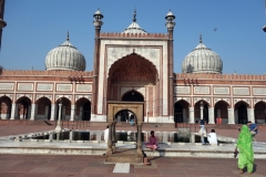 Jama Masjid Mosque (Fredagsmoskén), Delhi.