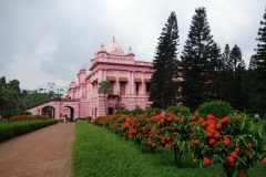 Ahsan Manzil (rosa palatset), Dhaka.