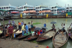 Buriganga river, old Dhaka.