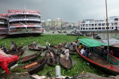 Buriganga river, old Dhaka.