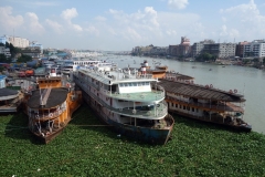 Buriganga river old Dhaka.