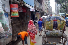 Gatuscen i old Dhaka.