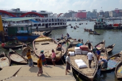 Buriganga river, old Dhaka.