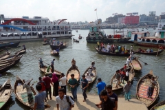 Buriganga river, old Dhaka.