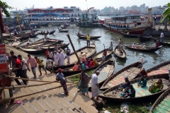 Buriganga river, old Dhaka.