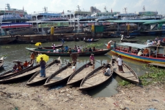 Buriganga river, old Dhaka.