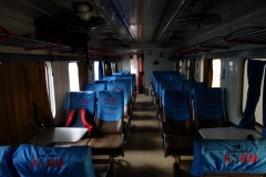 Min tågvagn på tåget till Chittagong, Kamalapur Train Station, Dhaka.