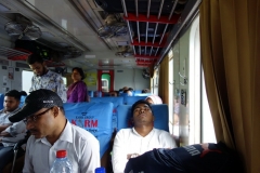 Min tågvagn på tåget till Chittagong, Kamalapur Train Station, Dhaka.