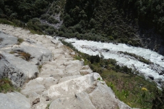 Mellan Pangboche och Somare, EBC-trekken mellan Tengboche och Dingboche.