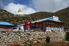 Bageriet som tillhör Snow Lion Lodge, Dingboche.