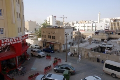 Utsikten från mitt fönster på Kingsgate hotel, Doha.