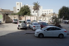 Gården utanför Kingsgate hotel, Doha.