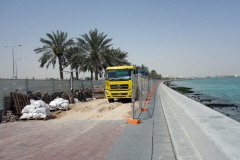 Renovering av the Corniche, Doha.