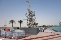 Renovering av the Corniche, Doha.