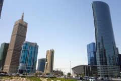 Skyskrapor i stadsdelen West Bay, Doha.