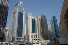 Skyskrapor i stadsdelen West Bay, Doha.