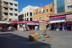 Lilla torget vid Sabkha Bus Station, Deira, Dubai.