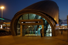 Metrostation Mall of The Emirates, Dubai.