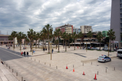 Huvudtorget i Durrës.