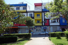 Färgglada bostäder, Durrës.