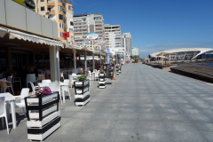 Strandpromenaden i Durrës.