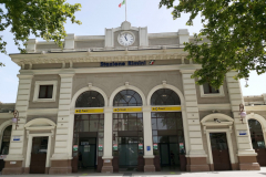 Tågstationen i Rimini.