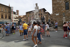 Fountain of Neptune, Piazza della Signoria, Florens.