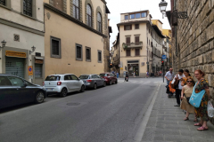 Gatuscen i centrala Florens.