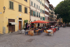 Piazza Santo Spirito, Florens.