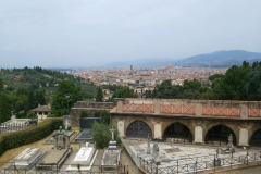 Utsikten över Florens från Basilica di San Miniato (Abbazia di San Miniato al Monte).