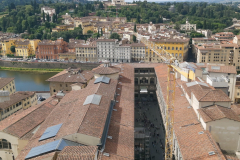 Utsikten från tornet på Palazzo Vecchio (stadshuset), Florens.