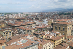 Utsikten från tornet på Palazzo Vecchio (stadshuset), Florens.