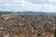 Utsikten från tornet på Palazzo Vecchio (stadshuset), Florens.