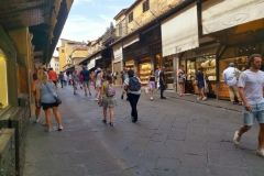 På bron Ponte Vecchio, Florens.