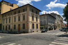 Arkitekturen i den norra delen av centrala Florens.