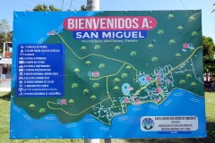 Karta över San Miguel.