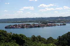 Isla de Flores från Mirador Rey Canek, San Miguel.