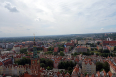 Utsikten från kyrktornet, Mariakyrkan, Gdańsk.