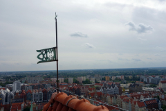 Utsikten från kyrktornet, Mariakyrkan, Gdańsk.