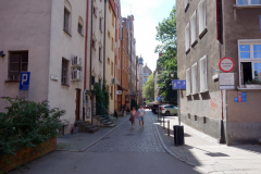 Gatuscen gamla stan, Gdańsk.