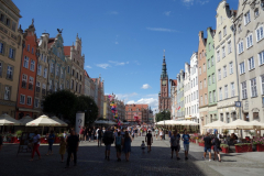 Długi Targ-torget, gamla stan, Gdańsk.