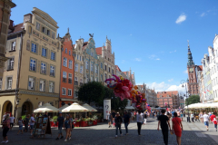 Długi Targ-torget, gamla stan, Gdańsk.