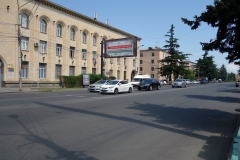 Gatuscen längs Stalin Avenue, Gori.