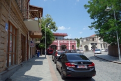 Gatuscen i centrala Gori.