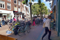 Gatuscen i centrala Haarlem.