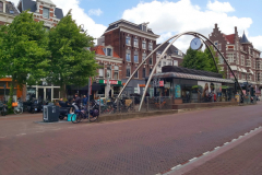 Gatuscen i centrala Haarlem.