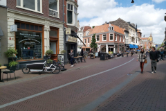 Gatuscen i centrala Haarlem.